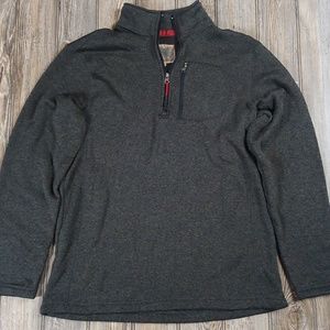 Mountain Club Soft Warm Cozy Long Sleeve 1/4 Zip Pullover Sweater Top Men's Sz M